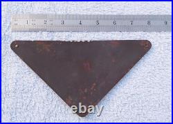 Vintage Russian Train Enamel Sign Unusual Piece Something Different