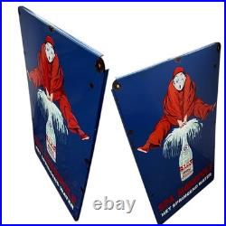 Vintage SPA MONOPOLE Enamel Advertising Plaque Sign, # 3