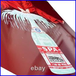 Vintage SPA MONOPOLE Enamel Advertising Sign Softdrinks #4 Email Plaque