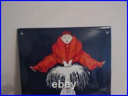 Vintage SPA MONOPOLE French Spring Water Enamel Sign Superb Condition
