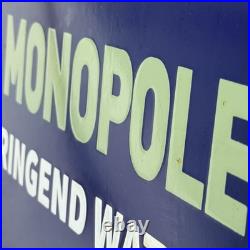 Vintage SPA Monopole Enamel Advertising Plaque Sign # 1