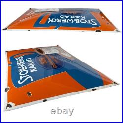 Vintage STOLLWERK KAKAO Enamel Advertising Sign Emaille Plaque