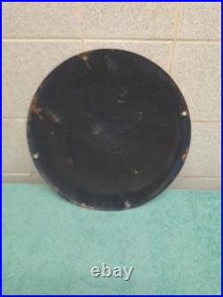 Vintage SUNOCO OIL advertising Button Enamel Sign 30cm Wide