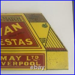 Vintage SWAN VESTAS Hand Printed Porcelain Enamel Advertising Sign Dodo Designs