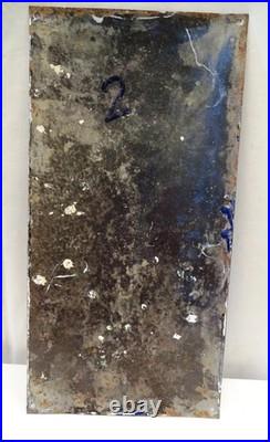 Vintage Shastriki Vishnik Porcelain Enamel Advertising Sign 12x6 Ayurvedic Tonic