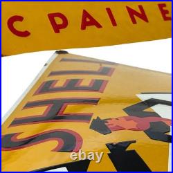 Vintage Shell Shell Oil And Petrol Enamel Advertising Plaque Sign