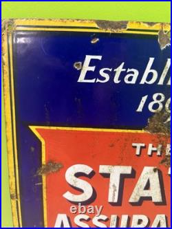 Vintage State Assurance Company Enamel Sign
