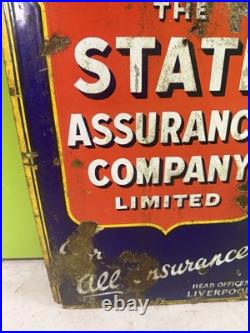 Vintage State Assurance Company Enamel Sign