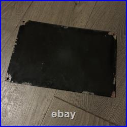 Vintage Style Enamel Mobil Porcelain Sign Pump Gas Station Sign