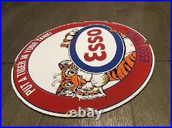 Vintage Style Esso Enamel Advertising/Garage 12 Sign Vintage Style Esso Enamel Advertising/Garage 12 Sign
