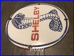 Vintage Style Ford Shelby Cobra Enamel Heavy Advertising Sign-870g 12