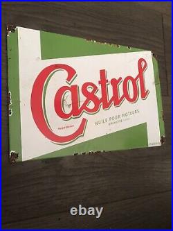 Vintage Style Metal Enamel Castrol Advertising/Garage Sign 12x8 Vintage Style Metal Enamel Castrol Advertising/Garage Sign 12x8