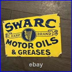 Vintage Style SWARC Enamel Advertising Sign 12 X8 Inches