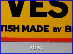 Vintage Swan Vestas Bryant & May Matches Enamel Sign