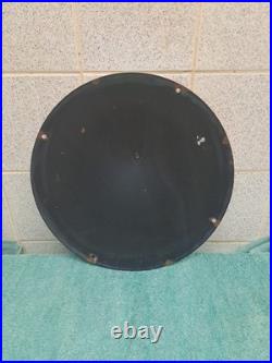 Vintage Texaco Gasoline Enamel Button Sign Disney Goofy 29cm Wide