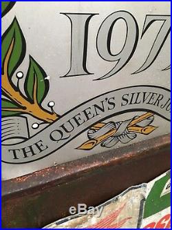 Vintage The Queens Jubilee London Road Sign Advertising Not Enamel Barn Find