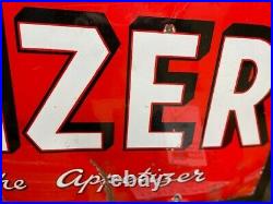 Vintage Tizer Enamel Sign
