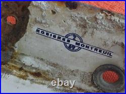 Vintage Totalgaz Butane Propane Double-sided Enamel Advertising Sign