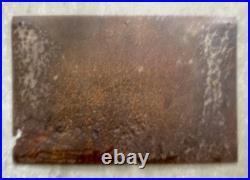 Vintage WW2 era Metal not Enamel RAF Airfield Fire Gate No 1 sign Amazing Patina
