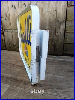 Vintage Walls Ice Cream Double Sided Tin Sign Not Enamel