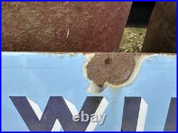 Vintage Wills Capstan Enamel Metal Sign 59 X 18 Inches
