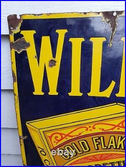 Vintage Wills Cigarette Enamel Sign