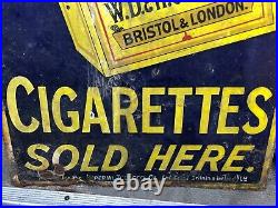 Vintage Wills Cigarette Enamel Sign