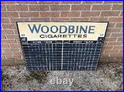 Vintage Wills Woodbine Pub Darts Scoreboard Advertising Sign Ply not Enamel
