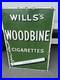 Vintage_Wills_s_Woodbines_Cigarette_Enamel_Advertising_Sign_36x24_Great_Patina_01_fqe