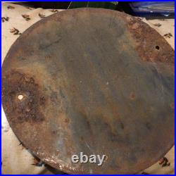 Vintage Winget Enamel Sign 11 Inch Diameter Nameplate Advertising Sign