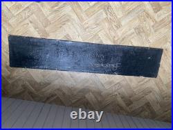 Vintage antique Enamel Advertising Sign Optician Binoculars Harrogate camera Old