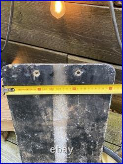 Vintage c1950s Pre Worboys SCHOOL Alloy Road Sign Not Enamel Advertising