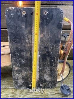 Vintage c1950s Pre Worboys SCHOOL Alloy Road Sign Not Enamel Advertising