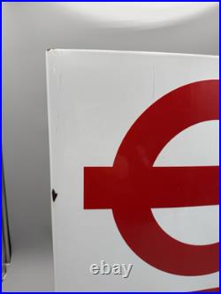 Vintage double sided enamel Bus Stop sign. 53cm x 45cm Vintage double sided enamel Bus Stop sign. 53cm x 45cm