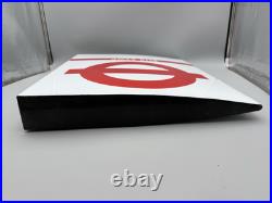 Vintage double sided enamel Bus Stop sign. 53cm x 45cm