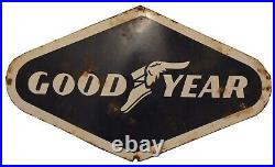 Vintage enamel advertising sign Good Year