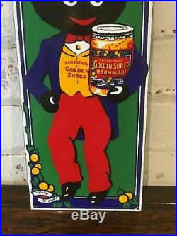 Vintage enamel advertising signs Robertsons Golden Shred Marmalade