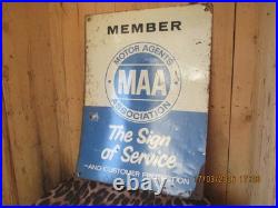 Vintage enamel sign