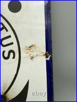 Vintage enamel sign APOSTOLATUS MARIS Ship Port 41cm x 51cm Vintage enamel sign APOSTOLATUS MARIS Ship Port 41cm x 51cm