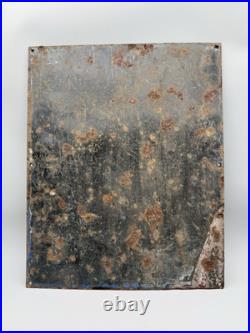 Vintage enamel sign APOSTOLATUS MARIS Ship Port 41cm x 51cm Vintage enamel sign APOSTOLATUS MARIS Ship Port 41cm x 51cm