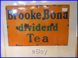 Vintage enamel sign brooke bond