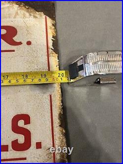 Vintage enamel signs X 2 Southern Railways Very Weathered Great Display Pieces