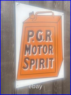 Vintage enamel signs original petrol