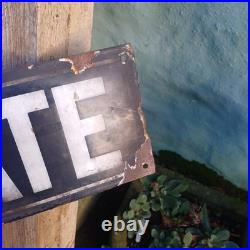 Vintage enamel street sign / Baxter Gate / Doncaster interest