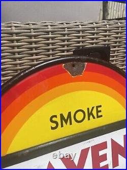 Vintage original CRAVEN A Cigarettes Enamel Sign