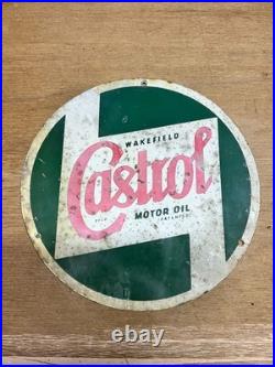 Vintage original Castrol tin sign not ENAMEL by cowling