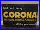 Vintage_original_Corona_enamel_metal_sign_1940s_advertising_01_zd