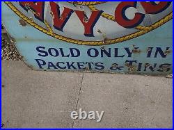 Vintage players navy cut enamel sign collection only