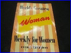Vintage sign, not enamel sign, worldwide shipping