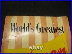 Vintage sign, not enamel sign, worldwide shipping